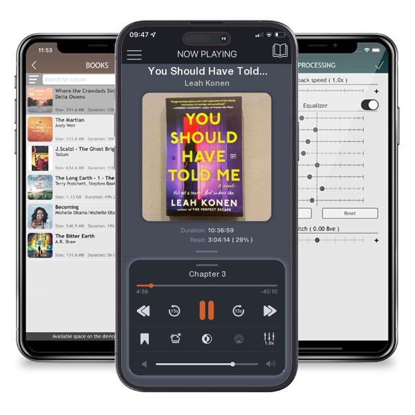 Download fo free audiobook You Should Have Told Me by Leah Konen and listen anywhere on your iOS devices in the ListenBook app.