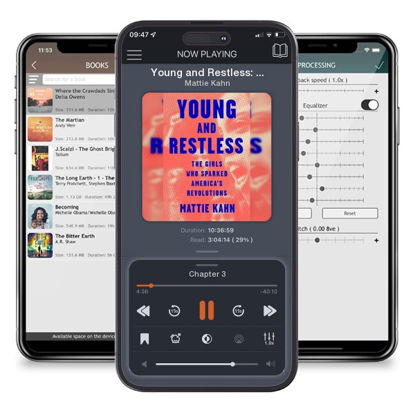 Download fo free audiobook Young and Restless: The Girls Who Sparked America's Revolutions by Mattie Kahn and listen anywhere on your iOS devices in the ListenBook app.