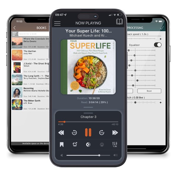 Download fo free audiobook Your Super Life: 100+ Delicious, Plant-Based Recipes Made... by Michael Kuech and Kristel de Groot and listen anywhere on your iOS devices in the ListenBook app.