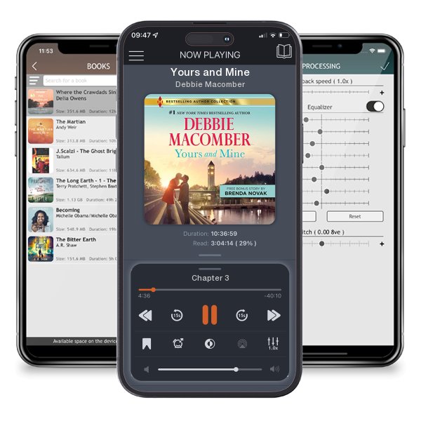 Download fo free audiobook Yours and Mine by Debbie Macomber and listen anywhere on your iOS devices in the ListenBook app.