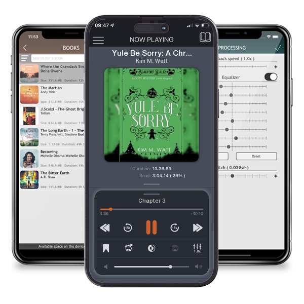 Download fo free audiobook Yule Be Sorry: A Christmas Cozy Mystery (With Dragons) by Kim M. Watt and listen anywhere on your iOS devices in the ListenBook app.