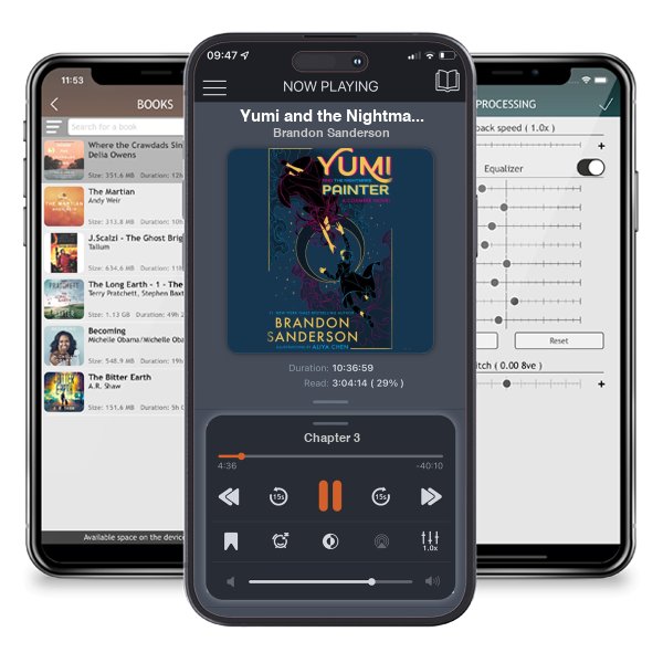 Download fo free audiobook Yumi and the Nightmare Painter by Brandon Sanderson and listen anywhere on your iOS devices in the ListenBook app.