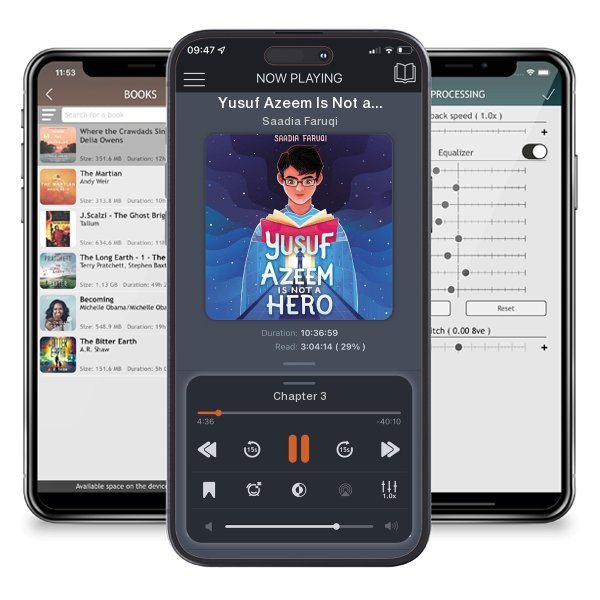 Download fo free audiobook Yusuf Azeem Is Not a Hero by Saadia Faruqi and listen anywhere on your iOS devices in the ListenBook app.