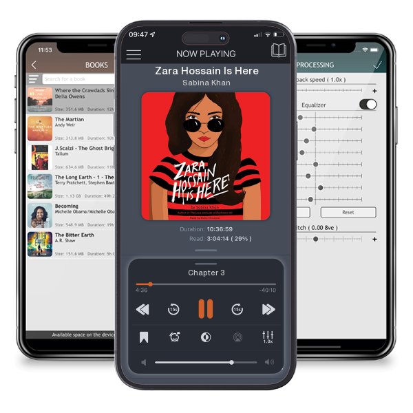 Download fo free audiobook Zara Hossain Is Here by Sabina Khan and listen anywhere on your iOS devices in the ListenBook app.