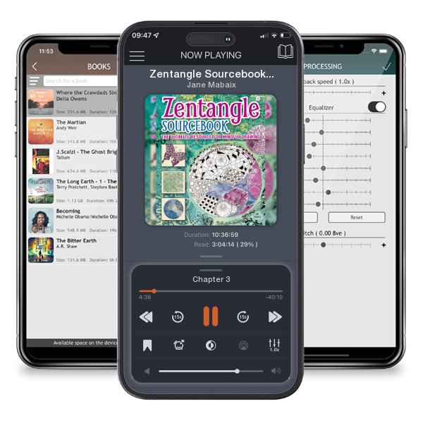 Download fo free audiobook Zentangle Sourcebook: The Ultimate Resource for Mindful Drawing by Jane Mabaix and listen anywhere on your iOS devices in the ListenBook app.