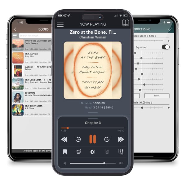 Download fo free audiobook Zero at the Bone: Fifty Entries Against Despair by Christian Wiman and listen anywhere on your iOS devices in the ListenBook app.