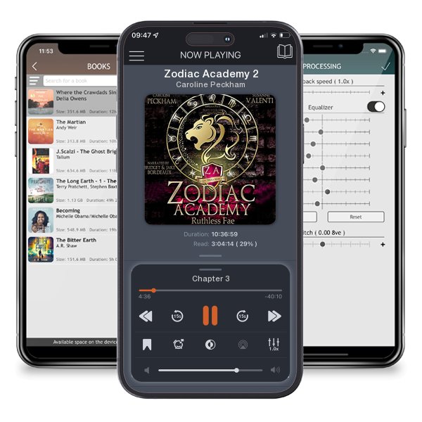 Download fo free audiobook Zodiac Academy 2 by Caroline Peckham and listen anywhere on your iOS devices in the ListenBook app.
