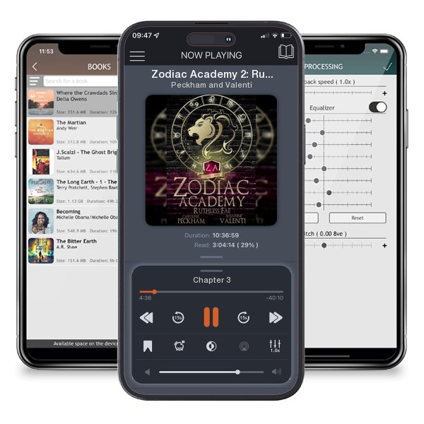 Download fo free audiobook Zodiac Academy 2: Ruthless Fae: Ruthless Fae by Peckham and Valenti and listen anywhere on your iOS devices in the ListenBook app.