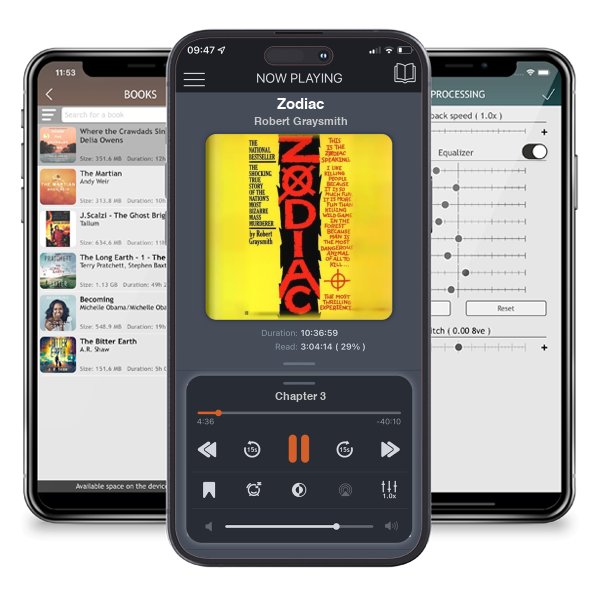 Download fo free audiobook Zodiac by Robert Graysmith and listen anywhere on your iOS devices in the ListenBook app.