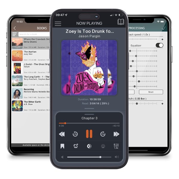 Download fo free audiobook Zoey Is Too Drunk for This Dystopia by Jason Pargin and listen anywhere on your iOS devices in the ListenBook app.