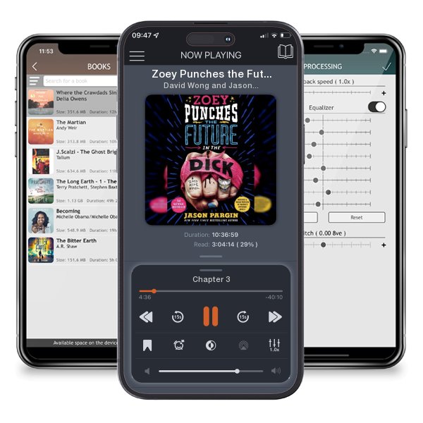 Download fo free audiobook Zoey Punches the Future in the Dick by David Wong and Jason Pargin and listen anywhere on your iOS devices in the ListenBook app.
