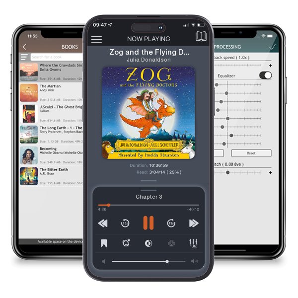 Download fo free audiobook Zog and the Flying Doctors by Julia Donaldson and listen anywhere on your iOS devices in the ListenBook app.
