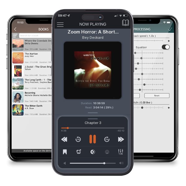Download fo free audiobook Zoom Horror: A Short Scary Story by Bey Deckard and listen anywhere on your iOS devices in the ListenBook app.