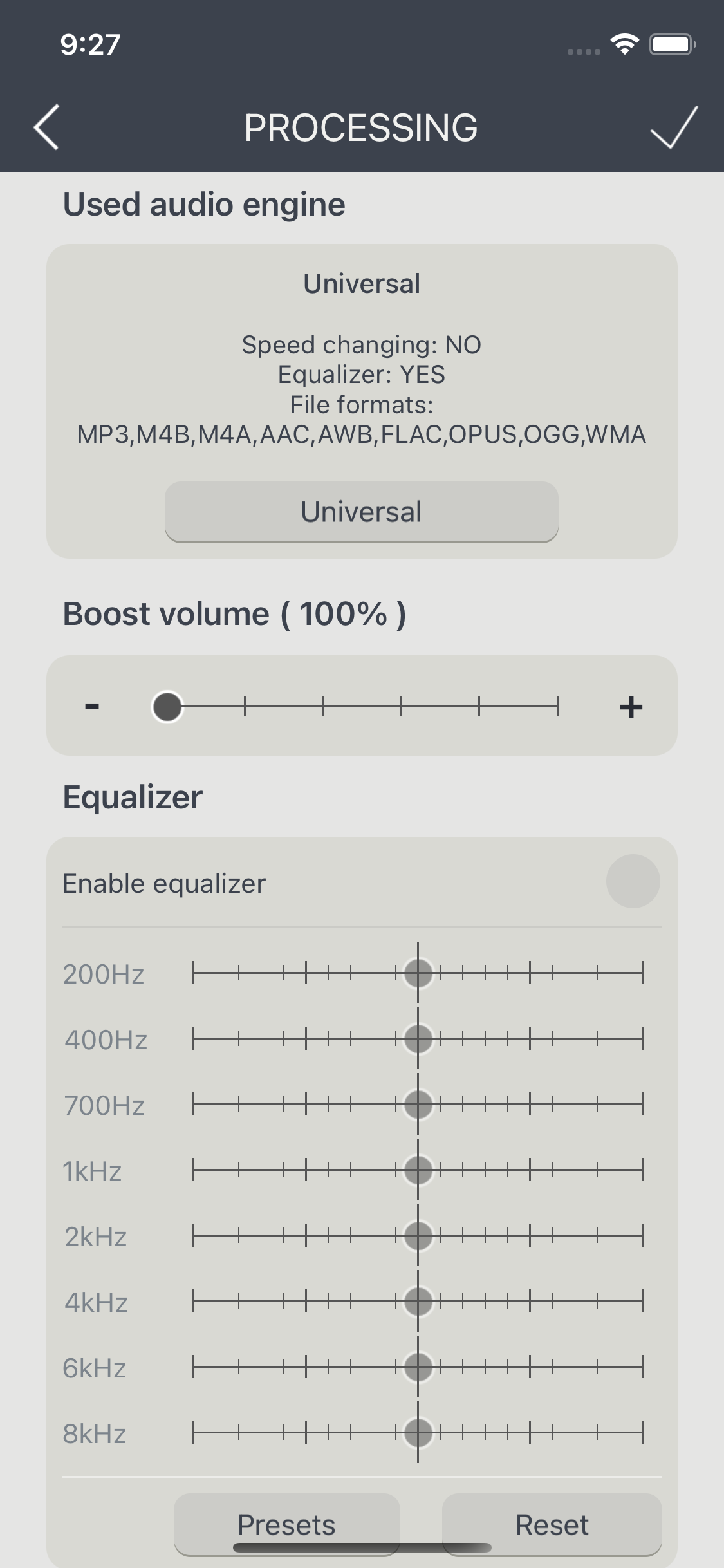 Sound processing